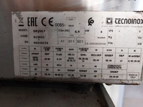 Tecnoinox Refurbished Lava Stone Gas Char Grill (Top Version) GR35G7 - Image 11