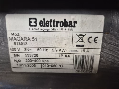 Elettrobar Niagara 51 Dishwasher With Rinse aid and Detergent Dispensers - Image 8